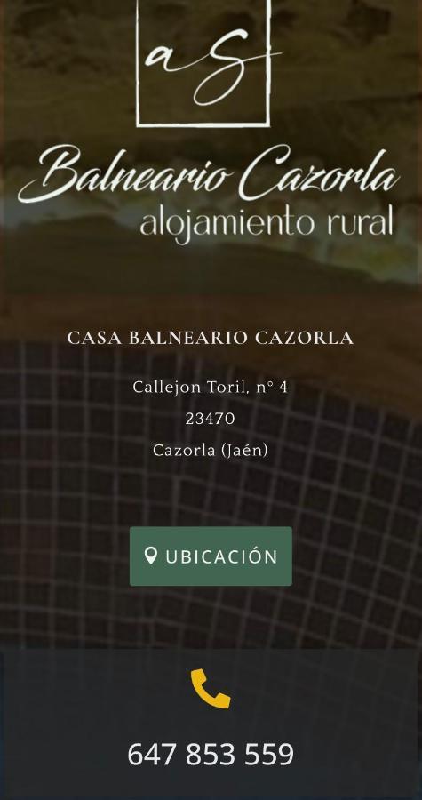 Casa Balneario Cazorla Villa Kültér fotó